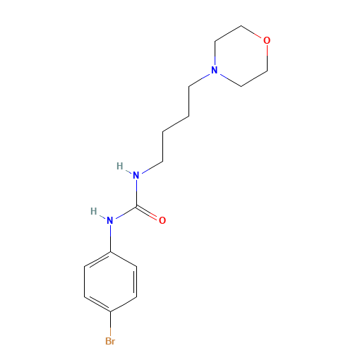 1-(4-bromophenyl)-3-(4-morpholin-4-ylbutyl)urea (CAS: 874449-99-7) - Related Chemical Product