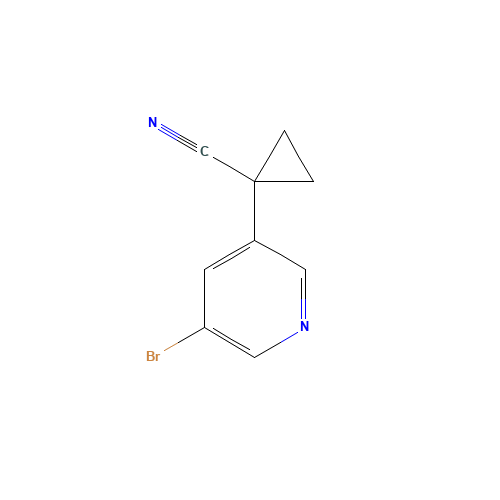 1-(5-bromopyridin-3-yl)cyclopropane-1-carbonitrile (CAS: 1272357-22-8) - Related Chemical Product