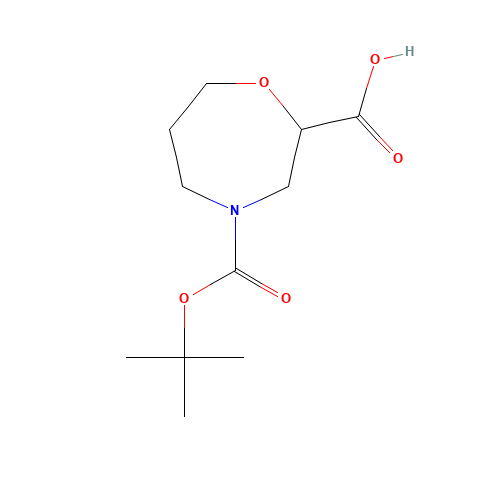 4-[(2-methylpropan-2-yl)oxycarbonyl]-1,4-oxazepane-2-carboxylic acid (CAS: 1141669-61-5) - Related Chemical Product