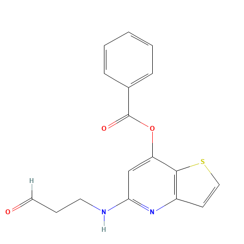 [5-(3-oxopropylamino)thieno[3,2-b]pyridin-7-yl] benzoate (CAS: 1015308-63-0) - Related Chemical Product