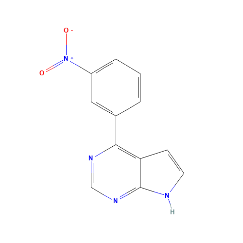 4-(3-nitrophenyl)-7H-pyrrolo[2,3-d]pyrimidine (CAS: 1443237-65-7) - Related Chemical Product