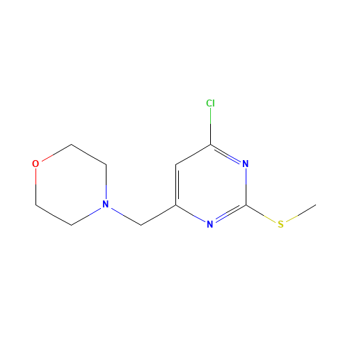 4-[(6-chloro-2-methylsulfanylpyrimidin-4-yl)methyl]morpholine (CAS: 1246034-50-3) - Related Chemical Product
