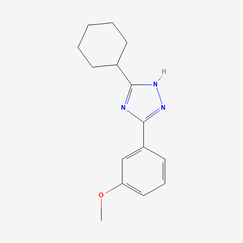 5-cyclohexyl-3-(3-methoxyphenyl)-1H-1,2,4-triazole (CAS: 1306557-89-0) - Related Chemical Product