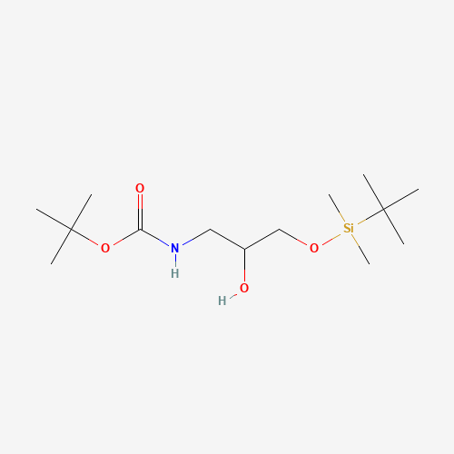 tert-butyl N-[3-[tert-butyl(dimethyl)silyl]oxy-2-hydroxypropyl]carbamate (CAS: 195197-94-5) - Related Chemical Product