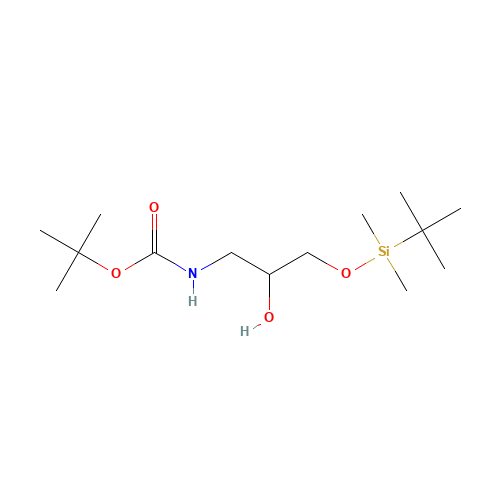 tert-butyl N-[3-[tert-butyl(dimethyl)silyl]oxy-2-hydroxypropyl]carbamate (CAS: 195197-94-5) - Related Chemical Product