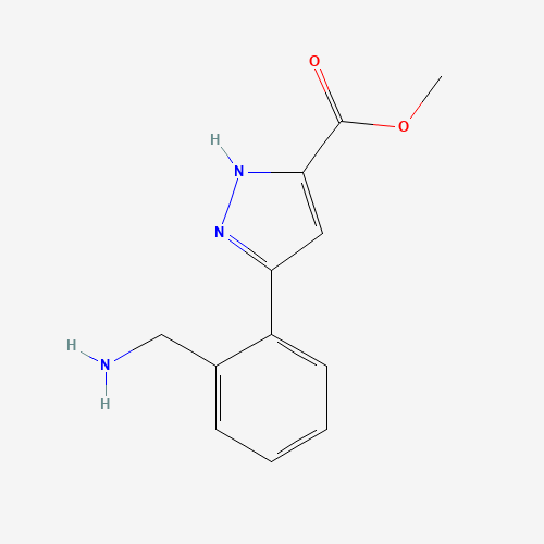 methyl 3-[2-(aminomethyl)phenyl]-1H-pyrazole-5-carboxylate (CAS: 1204650-31-6) - Related Chemical Product
