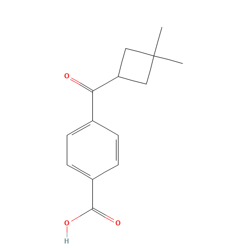 4-(3,3-dimethylcyclobutanecarbonyl)benzoic acid (CAS: 1393126-16-3) - Related Chemical Product