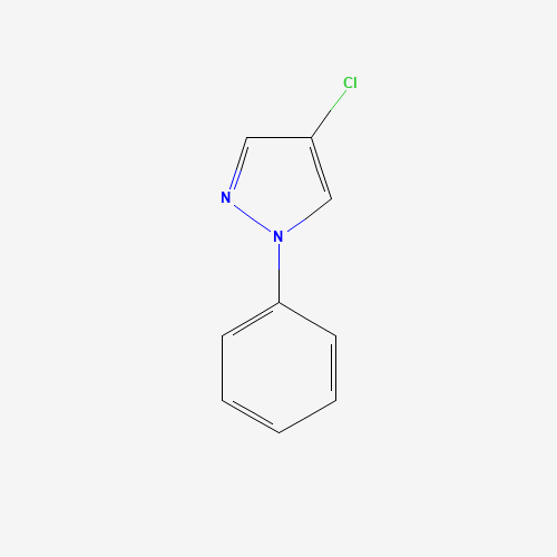4-chloro-1-phenylpyrazole (CAS: 6831-92-1) - Chemical Structure and Molecular Formula 