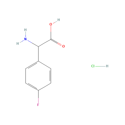 2-amino-2-(4-fluorophenyl)acetic acid;hydrochloride (CAS: 1219399-79-7) - Related Chemical Product