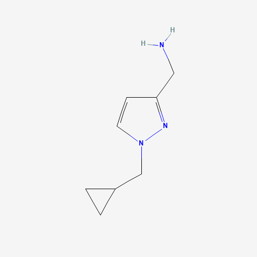 [1-(cyclopropylmethyl)pyrazol-3-yl]methanamine (CAS: 1364678-43-2) - Related Chemical Product