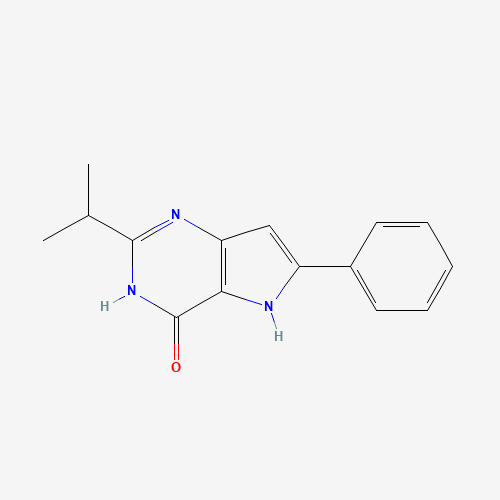 6-phenyl-2-propan-2-yl-1,5-dihydropyrrolo[3,2-d]pyrimidin-4-one (CAS: 237435-14-2) - Related Chemical Product