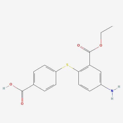 4-(4-amino-2-ethoxycarbonylphenyl)sulfanylbenzoic acid (CAS: 1456602-98-4) - Related Chemical Product