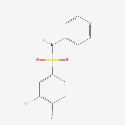 3-bromo-4-fluoro-N-phenylbenzenesulfonamide (CAS: 1446237-35-9) - Related Chemical Product
