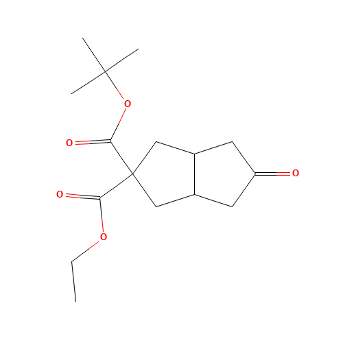 2-O'-tert-butyl 2-O-ethyl 5-oxo-1,3,3a,4,6,6a-hexahydropentalene-2,2-dicarboxylate (CAS: 1447942-66-6) - Related Chemical Product