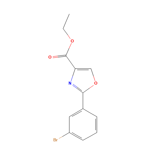 ethyl 2-(3-bromophenyl)-1,3-oxazole-4-carboxylate (CAS: 885273-06-3) - Related Chemical Product