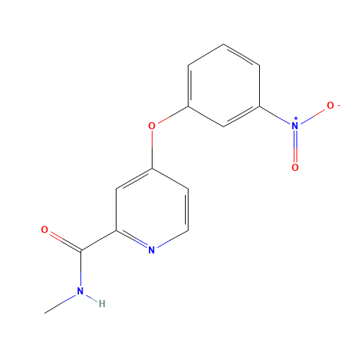 N-methyl-4-(3-nitrophenoxy)pyridine-2-carboxamide (CAS: 827029-02-7) - Related Chemical Product