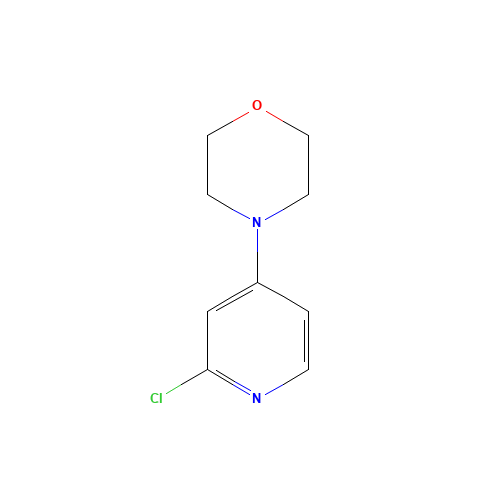 4-(2-chloropyridin-4-yl)morpholine (CAS: 937202-67-0) - Chemical Structure and Molecular Formula 