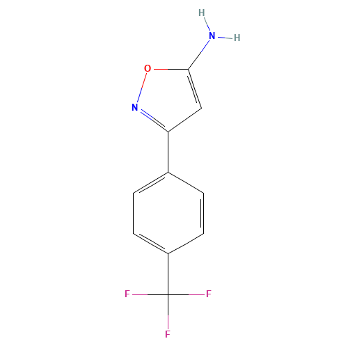 3-[4-(trifluoromethyl)phenyl]-1,2-oxazol-5-amine (CAS: 81465-84-1) - Related Chemical Product