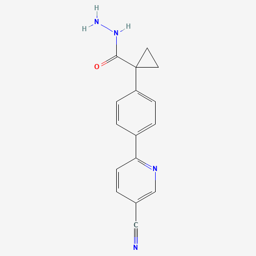 1-[4-(5-cyanopyridin-2-yl)phenyl]cyclopropane-1-carbohydrazide (CAS: 1403396-73-5) - Related Chemical Product