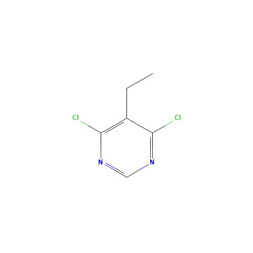 4,6-dichloro-5-ethylpyrimidine (CAS: 53967-81-0) - Chemical Structure and Molecular Formula 