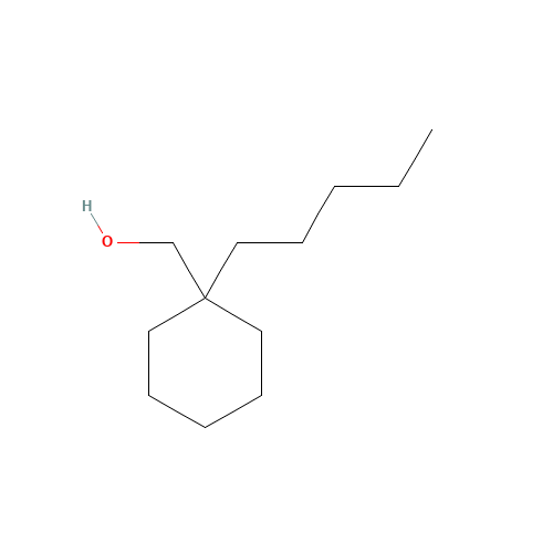 (1-pentylcyclohexyl)methanol (CAS: 1318951-91-5) - Chemical Structure and Molecular Formula 