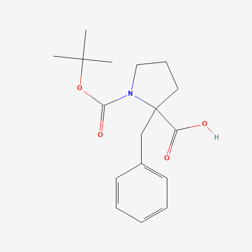 2-benzyl-1-[(2-methylpropan-2-yl)oxycarbonyl]pyrrolidine-2-carboxylic acid (CAS: 351002-72-7) - Related Chemical Product