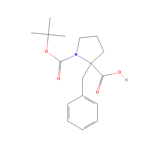 2-benzyl-1-[(2-methylpropan-2-yl)oxycarbonyl]pyrrolidine-2-carboxylic acid (CAS: 351002-72-7) - Related Chemical Product