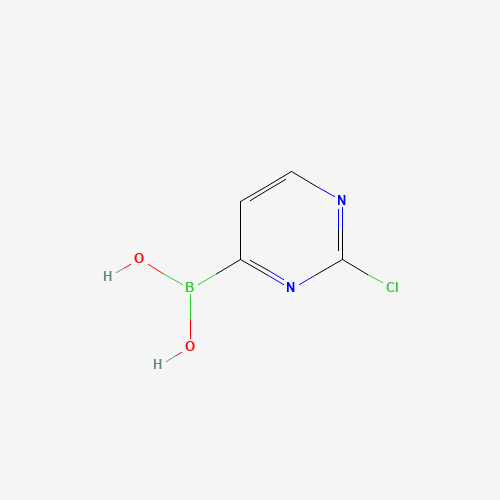 (2-chloropyrimidin-4-yl)boronic acid (CAS: 1228431-85-3) - Chemical Structure and Molecular Formula 
