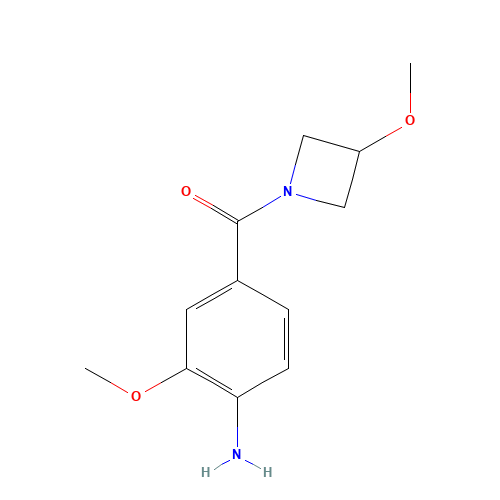 (4-amino-3-methoxyphenyl)-(3-methoxyazetidin-1-yl)methanone (CAS: 1400287-07-1) - Related Chemical Product