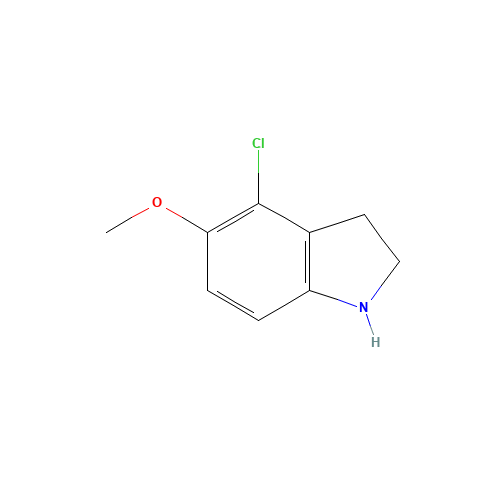 4-chloro-5-methoxy-2,3-dihydro-1H-indole (CAS: 905274-10-4) - Related Chemical Product