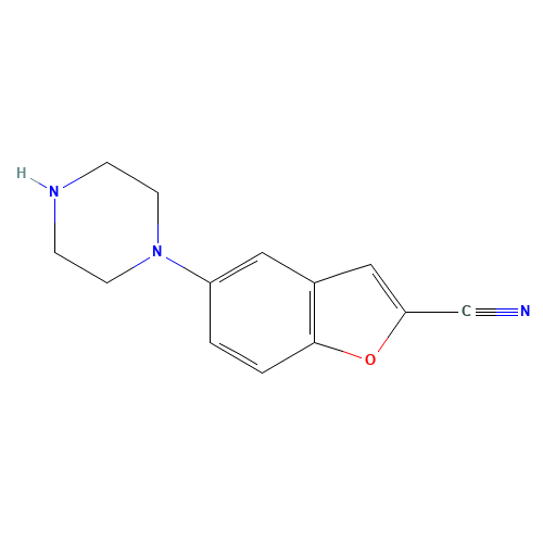 5-piperazin-1-yl-1-benzofuran-2-carbonitrile (CAS: 765936-10-5) - Related Chemical Product