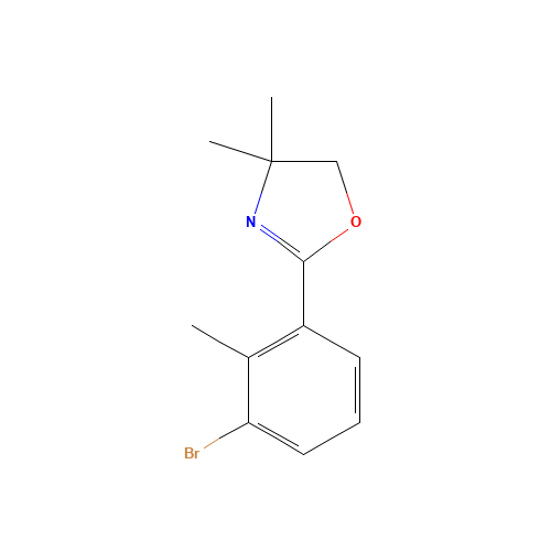 2-(3-bromo-2-methylphenyl)-4,4-dimethyl-5H-1,3-oxazole (CAS: 868975-15-9) - Related Chemical Product