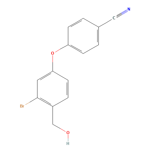 4-[3-bromo-4-(hydroxymethyl)phenoxy]benzonitrile (CAS: 906673-46-9) - Related Chemical Product