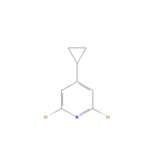 2,6-dibromo-4-cyclopropylpyridine (CAS: 1421929-56-7) - Related Chemical Product