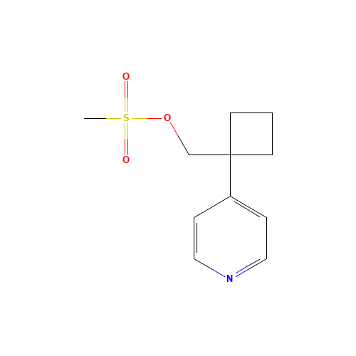 (1-pyridin-4-ylcyclobutyl)methyl methanesulfonate (CAS: 858036-04-1) - Related Chemical Product