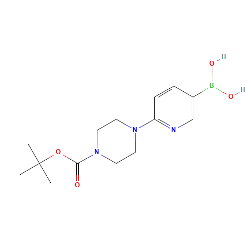 [6-[4-[(2-methylpropan-2-yl)oxycarbonyl]piperazin-1-yl]pyridin-3-yl]boronic acid (CAS: 919347-67-4) - Related Chemical Product