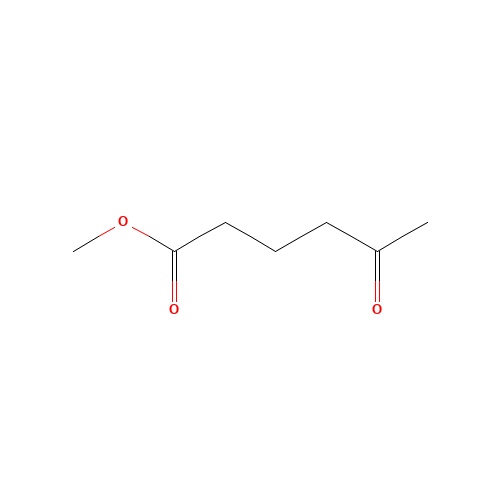 methyl 5-oxohexanoate (CAS: 13984-50-4) - Chemical Structure and Molecular Formula 