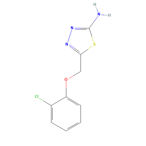 5-[(2-chlorophenoxy)methyl]-1,3,4-thiadiazol-2-amine (CAS: 84138-74-9) - Related Chemical Product