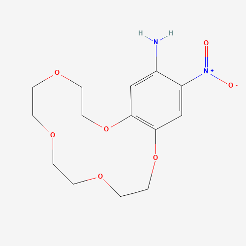 17-nitro-2,5,8,11,14-pentaoxabicyclo[13.4.0]nonadeca-1(15),16,18-trien-18-amine (CAS: 77001-50-4) - Related Chemical Product