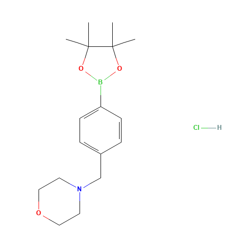 4-[[4-(4,4,5,5-tetramethyl-1,3,2-dioxaborolan-2-yl)phenyl]methyl]morpholine;hydrochloride (CAS: 944591-57-5) - Related Chemical Product