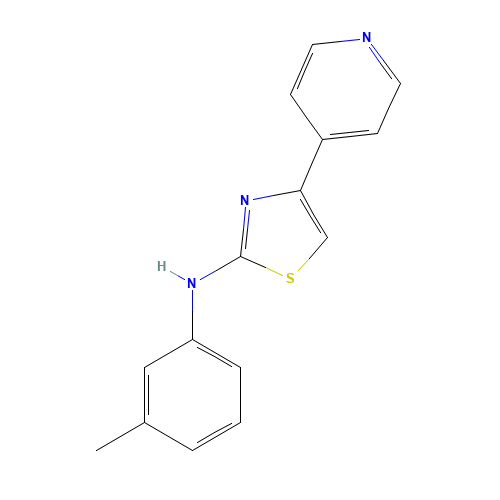N-(3-methylphenyl)-4-pyridin-4-yl-1,3-thiazol-2-amine (CAS: 315702-99-9) - Related Chemical Product