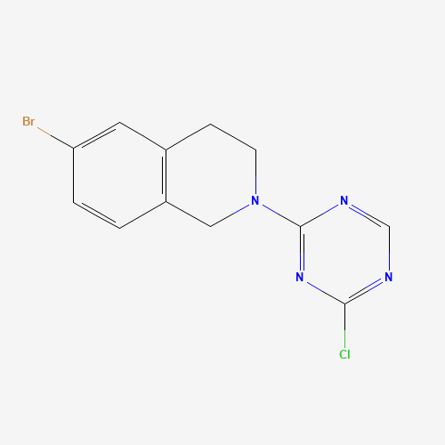 6-bromo-2-(4-chloro-1,3,5-triazin-2-yl)-3,4-dihydro-1H-isoquinoline (CAS: 1211876-47-9) - Related Chemical Product