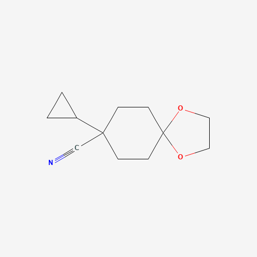 8-cyclopropyl-1,4-dioxaspiro[4.5]decane-8-carbonitrile (CAS: 960370-95-0) - Related Chemical Product