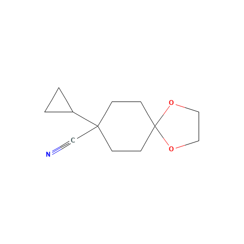 8-cyclopropyl-1,4-dioxaspiro[4.5]decane-8-carbonitrile (CAS: 960370-95-0) - Related Chemical Product
