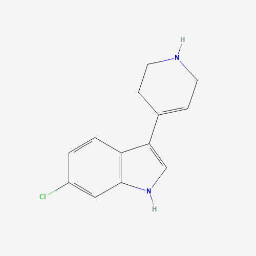 6-chloro-3-(1,2,3,6-tetrahydropyridin-4-yl)-1H-indole (CAS: 180160-77-4) - Related Chemical Product
