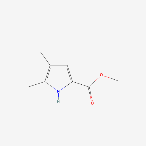 methyl 4,5-dimethyl-1H-pyrrole-2-carboxylate (CAS: 33317-03-2) - Chemical Structure and Molecular Formula 