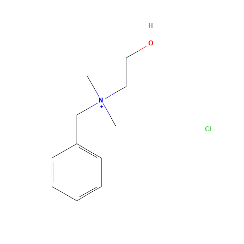 benzyl-(2-hydroxyethyl)-dimethylazanium;chloride (CAS: 7221-40-1) - Related Chemical Product