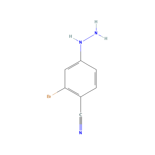 2-bromo-4-hydrazinylbenzonitrile (CAS: 263845-82-5) - Related Chemical Product