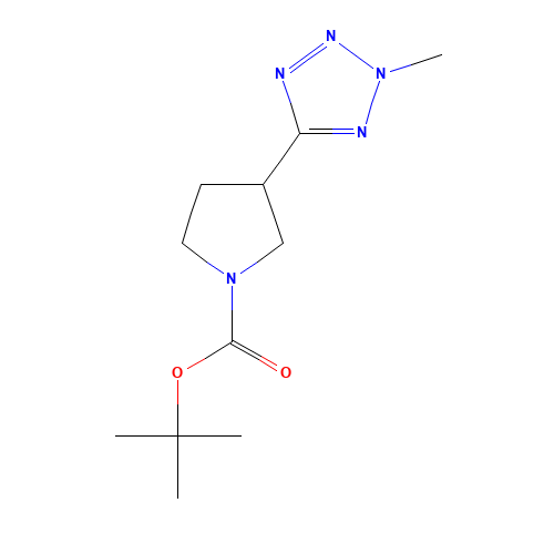 tert-butyl 3-(2-methyltetrazol-5-yl)pyrrolidine-1-carboxylate (CAS: 1225218-83-6) - Related Chemical Product