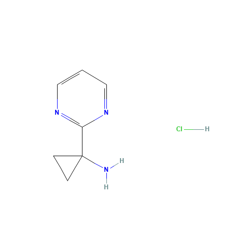 1-pyrimidin-2-ylcyclopropan-1-amine;hydrochloride (CAS: 1215107-61-1) - Related Chemical Product